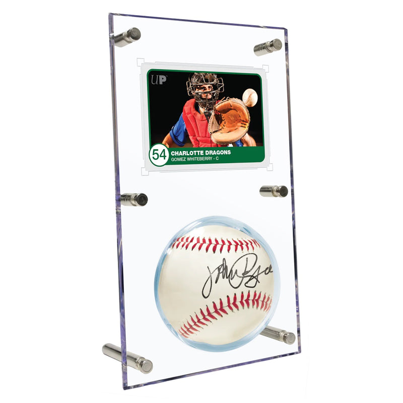 Baseball & Card (35PT) Clear Flip Display Case
