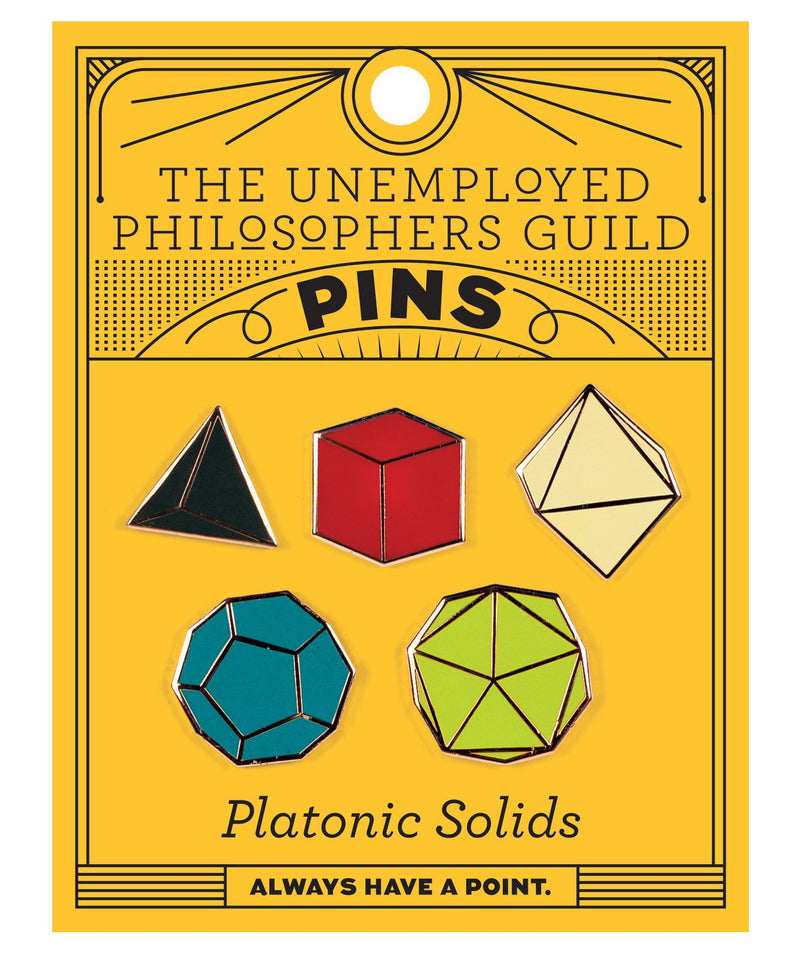 Platonic Solids Pin Set