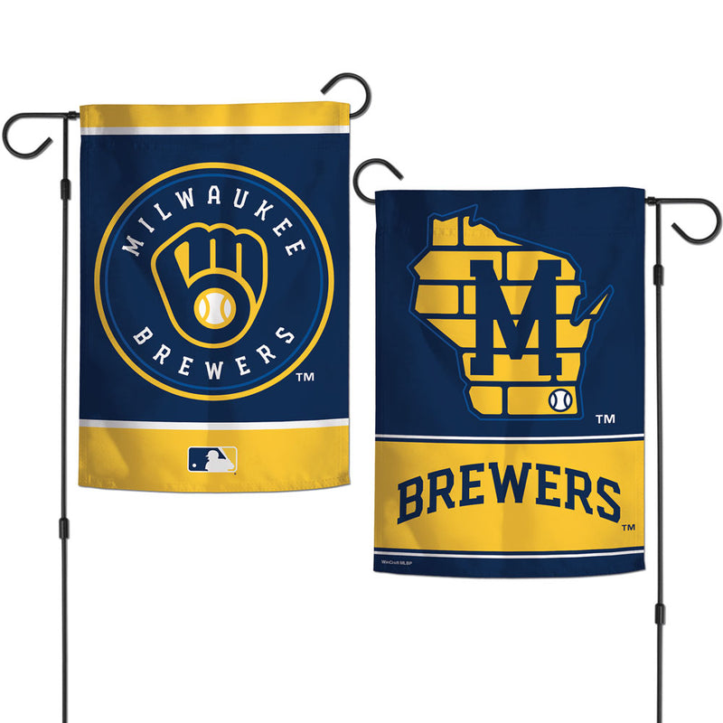 Milwaukee Brewers Garden Flag, 2-Sided, 12.5" x 18"