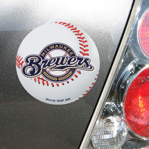 Milwaukee Brewers 5" Logo Die-Cut Car Magnet