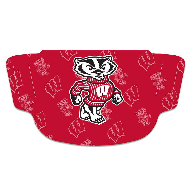 Wisconsin Badgers Bucky Mascot Fan Mask