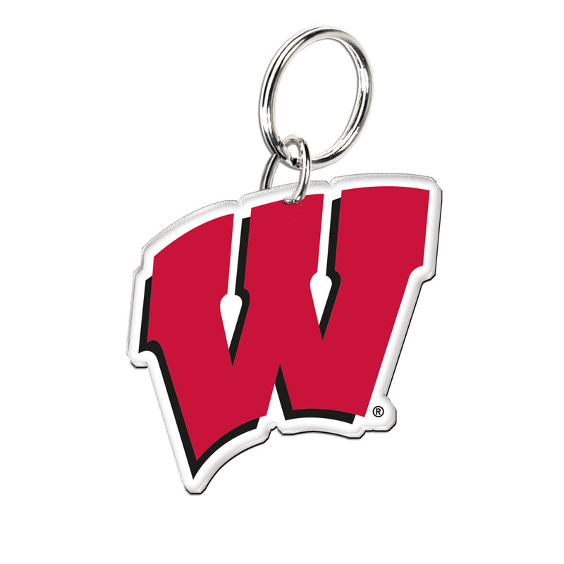 Wisconsin Badgers Premium Acrylic Key Ring