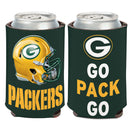 wincraft,green bay packers,slogan,can,bottle,cooler,koozie,hugger,insulator