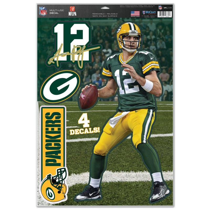 green bay packers,aaron rodgers,decal