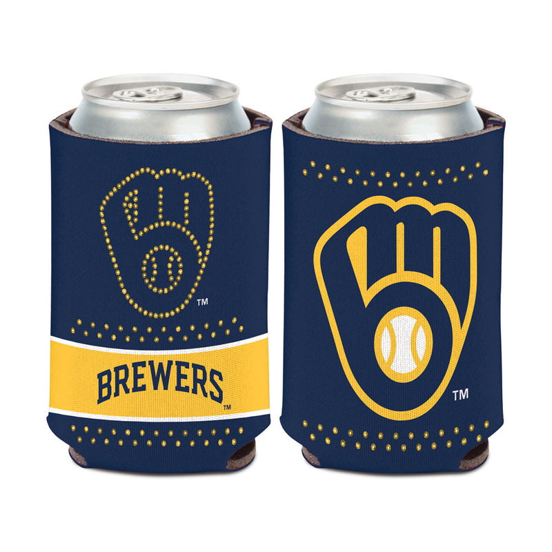 Milwaukee Brewers Glove Bling 12oz Can Cooler