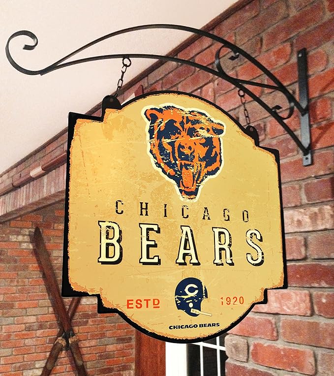Chicago Bears Vintage Tavern Banner, 15" x 24"