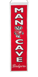 University of Wisconsin Badgers Man Cave Banner