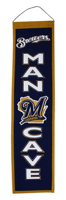 Milwaukee Brewers Man Cave Heritage Banner