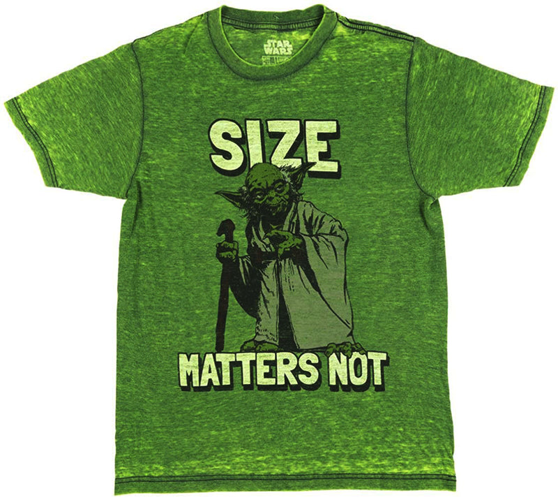 Star Wars Yoda Size Matters Not Men's T-Shirt
