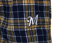 Milwaukee Brewers Roster Flannel Boxers
