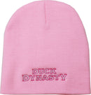 Duck Dynasty Logo Skull Cap Beanie, Pink