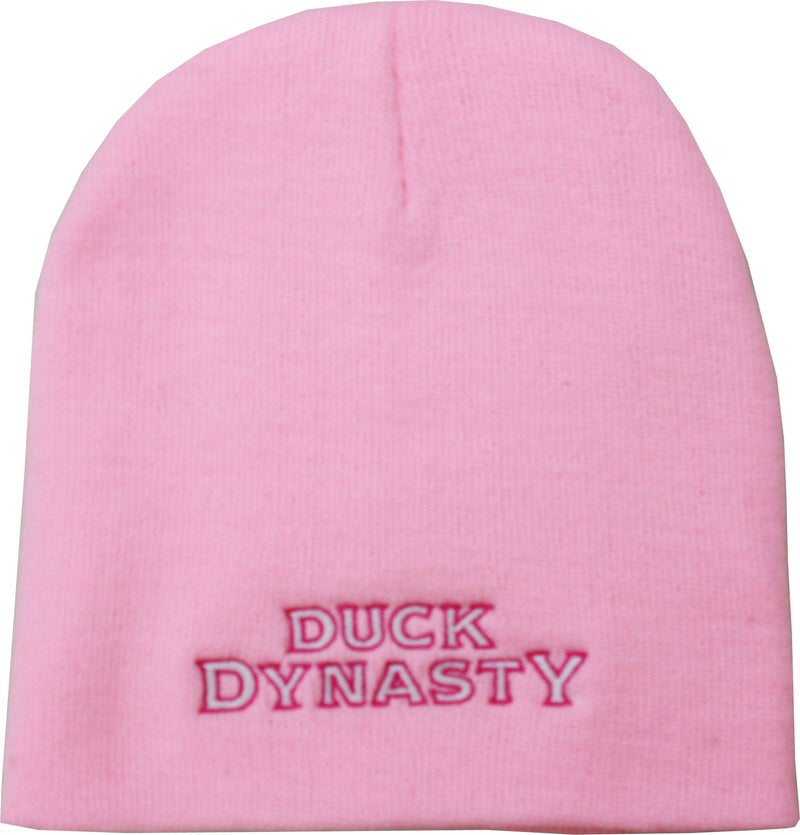 Duck Dynasty Logo Skull Cap Beanie, Pink