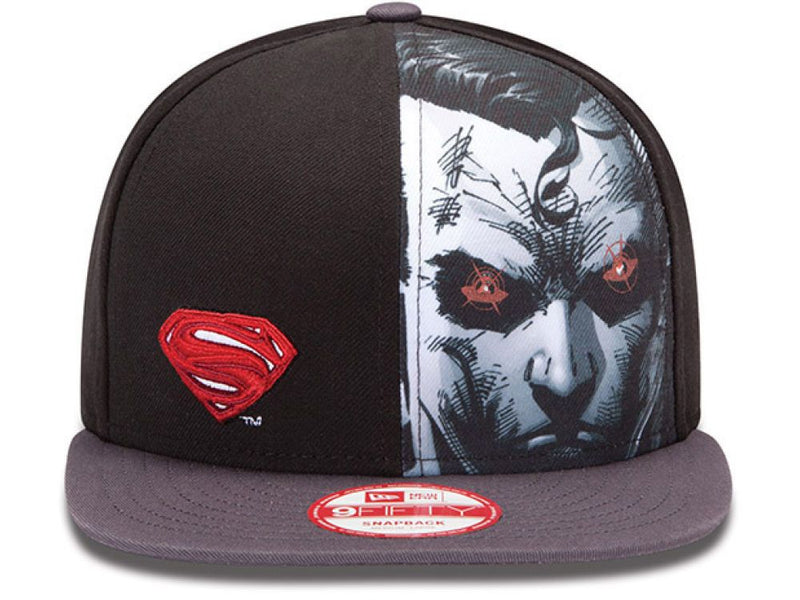 Man of Steel Youth Black Superman Adjustable Hat