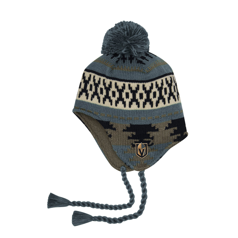 Vegas Golden Knights Tassel Knit Hat