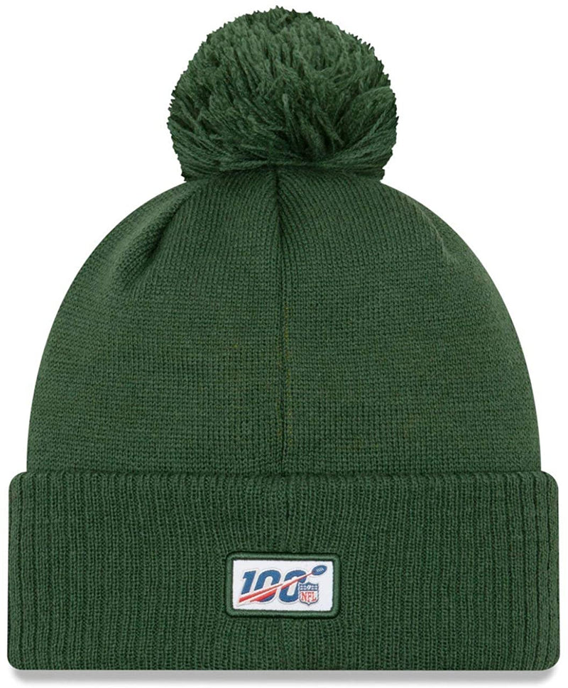 Green Bay Packers Sideline Road Pom Knit Hat