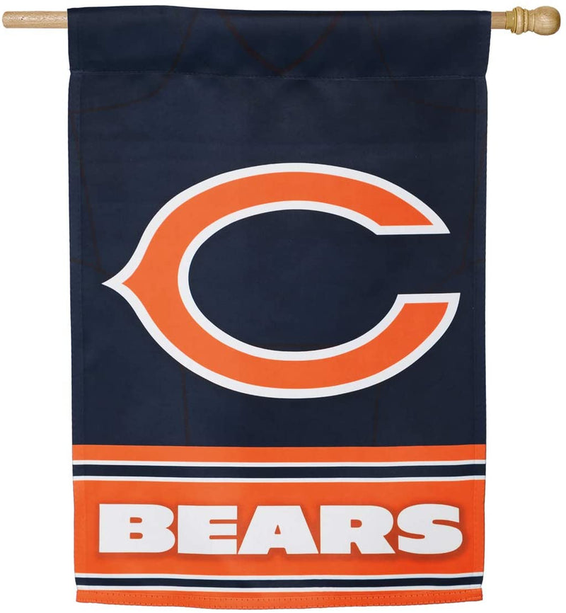 Chicago Bears Team Jersey Vertical Flag, 29" x 43", 2-Sided