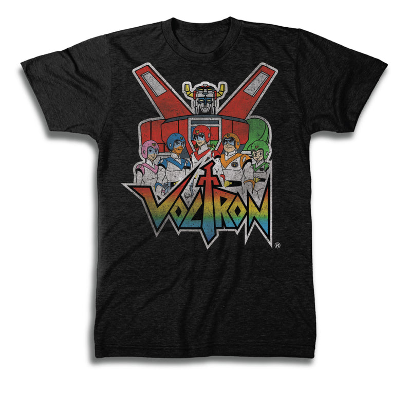 Voltron Group Shot Vintage T-Shirt