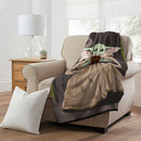 Star Wars: The Mandalorian Quiet Soup Micro Raschel Throw Blanket