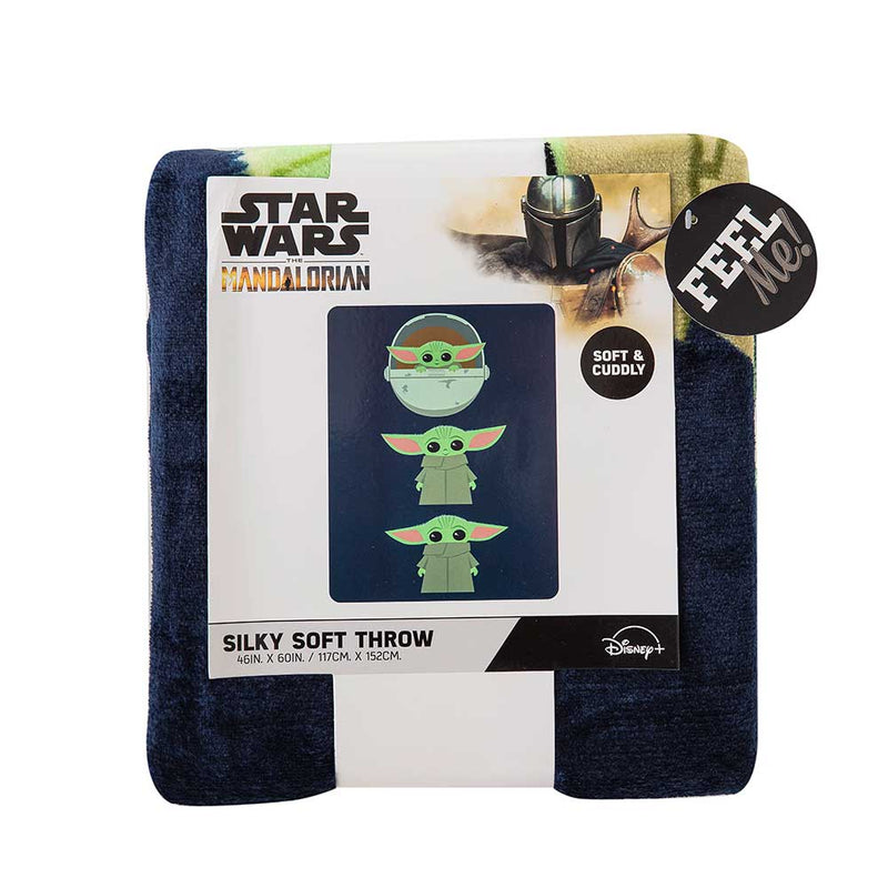 Star Wars: The Mandalorian Expressions Silk Touch Throw Blanket