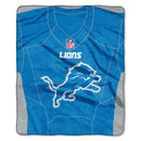 Detroit Lions Jersey Raschel Throw Blanket
