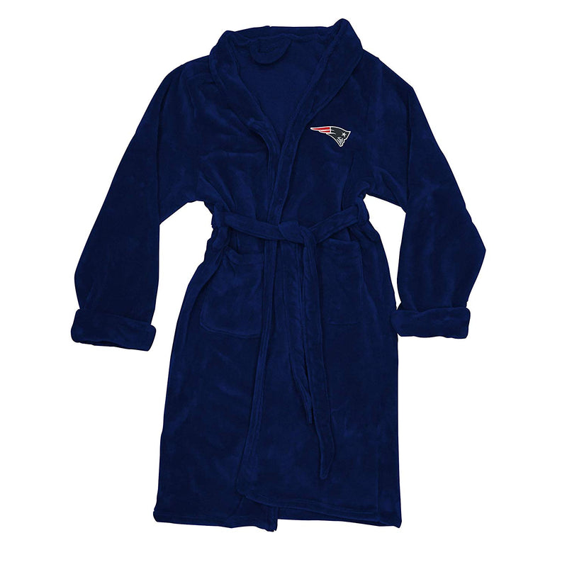 New England Patriots Men's Silk Touch Bath Robe, Large/X-Large