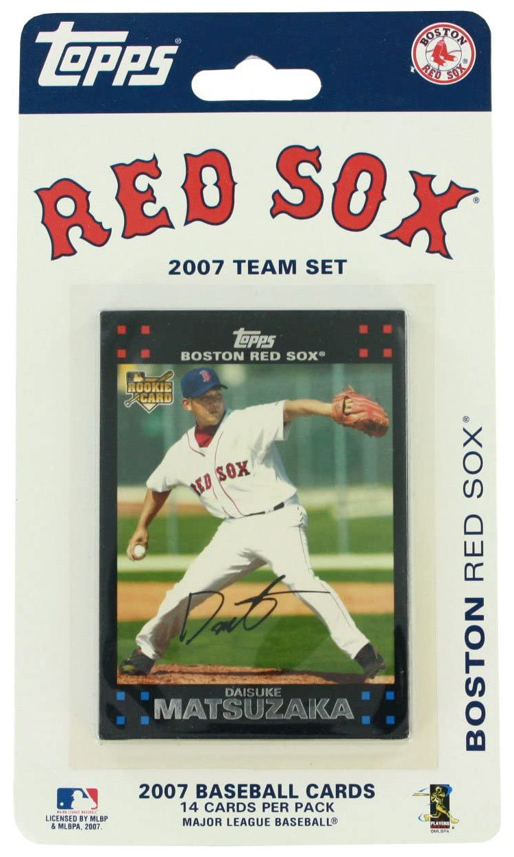 Boston Red Sox 2007 Topps Baseball Card Team Set
