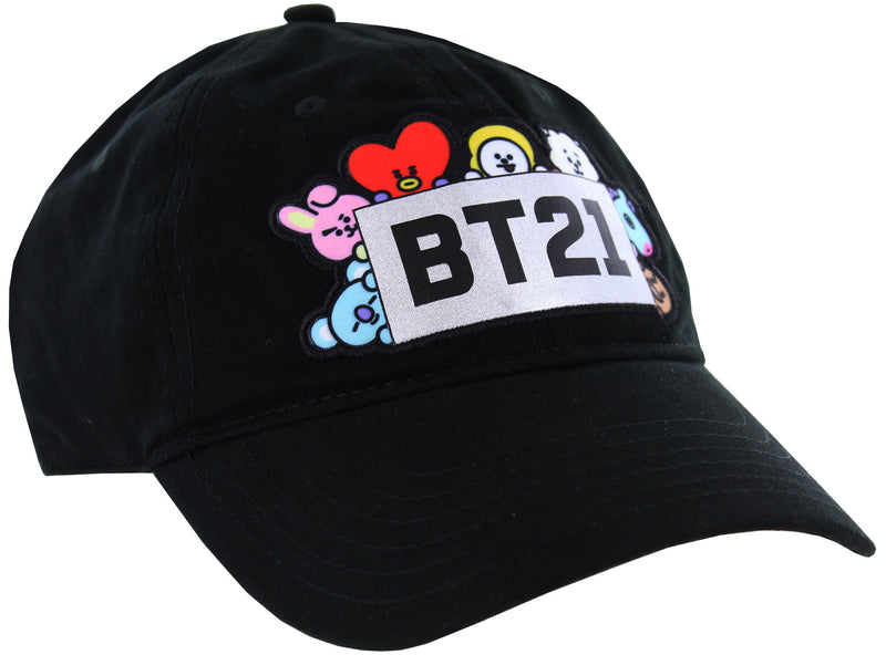 BT21 Group Embroidered Dad Cap