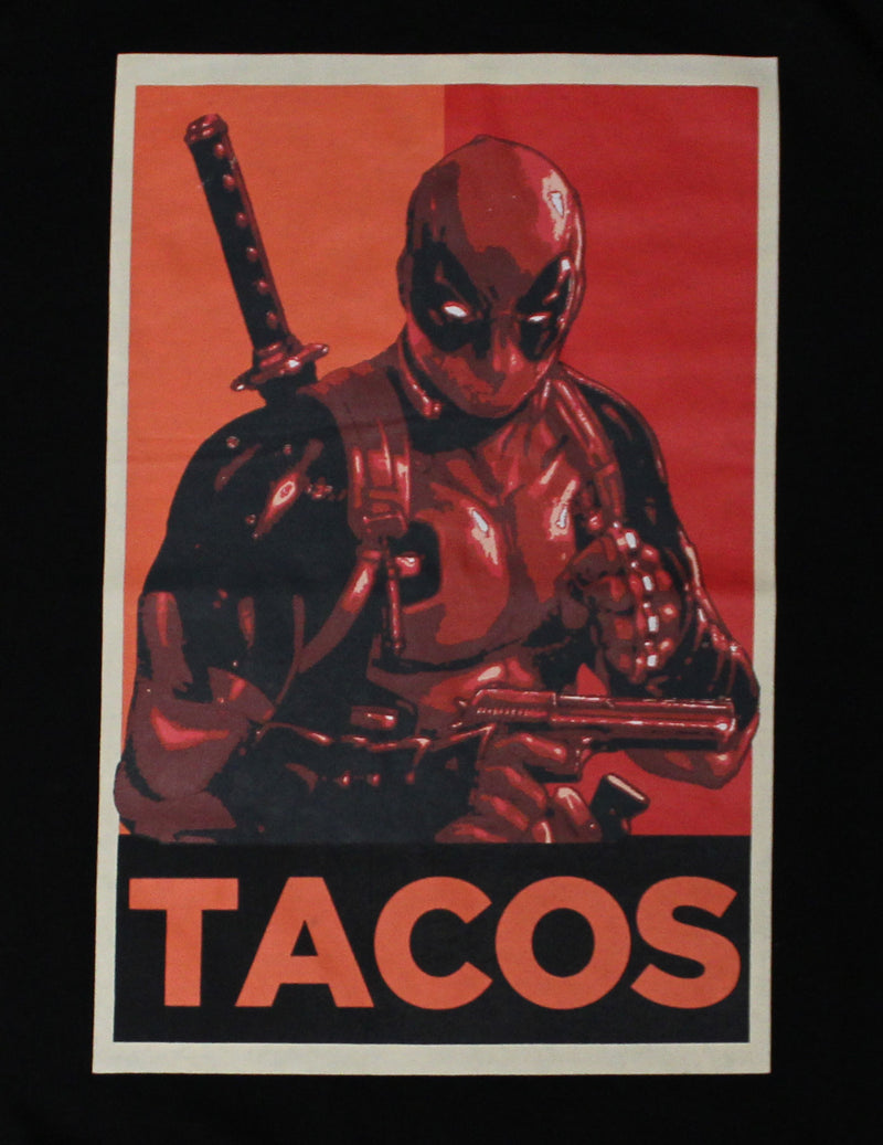 Marvel Comics Deadpool Tacos Sweatshirt, Black