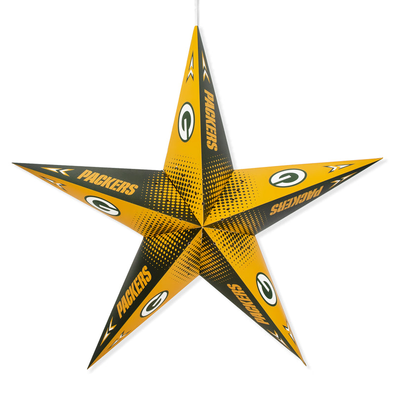 Green Bay Packers Hanging Team Star Paper Lantern