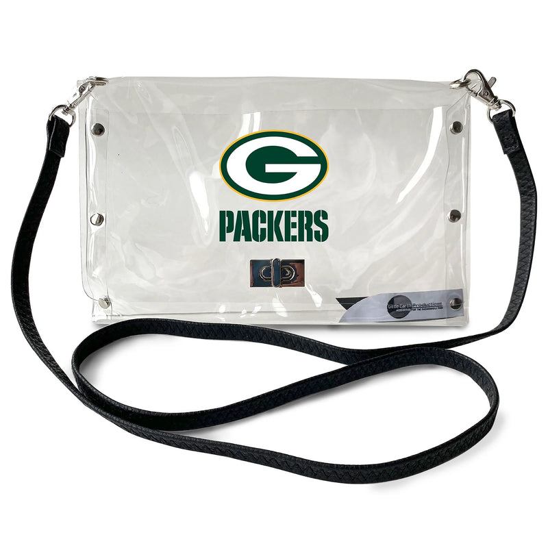 Green Bay Packers Clear Envelope Purse
