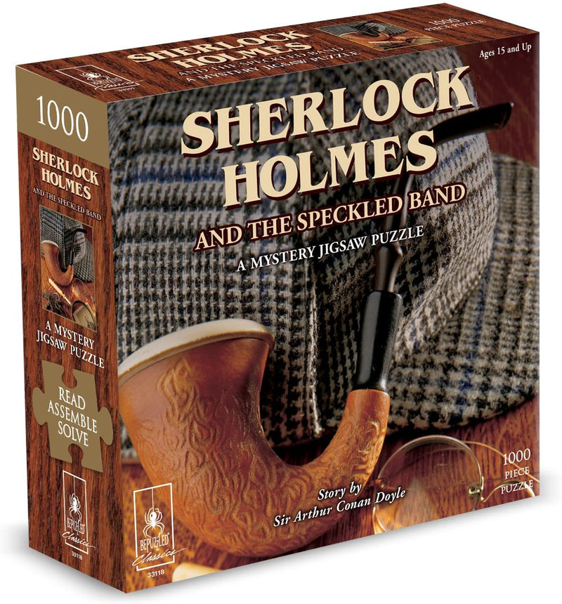 Sherlock Holmes and the Speckled Band: A Mystery Jigsaw Puzzle, 1000 Pieces