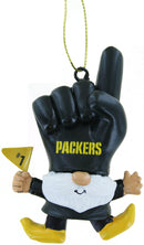 Green Bay Packers Gnome Fan Ornament Set