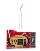 Wisconsin Badgers Scoreboard Ornament