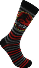 Jurassic Park Adult Crew Socks, 2-Pack, Shoe Size 6.5-12