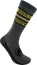 Jurassic Park Adult Crew Socks, 2-Pack, Shoe Size 6.5-12