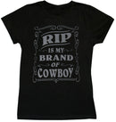 Yellowstone Rip Is My Brand of Cowboy Women's Tee, Black