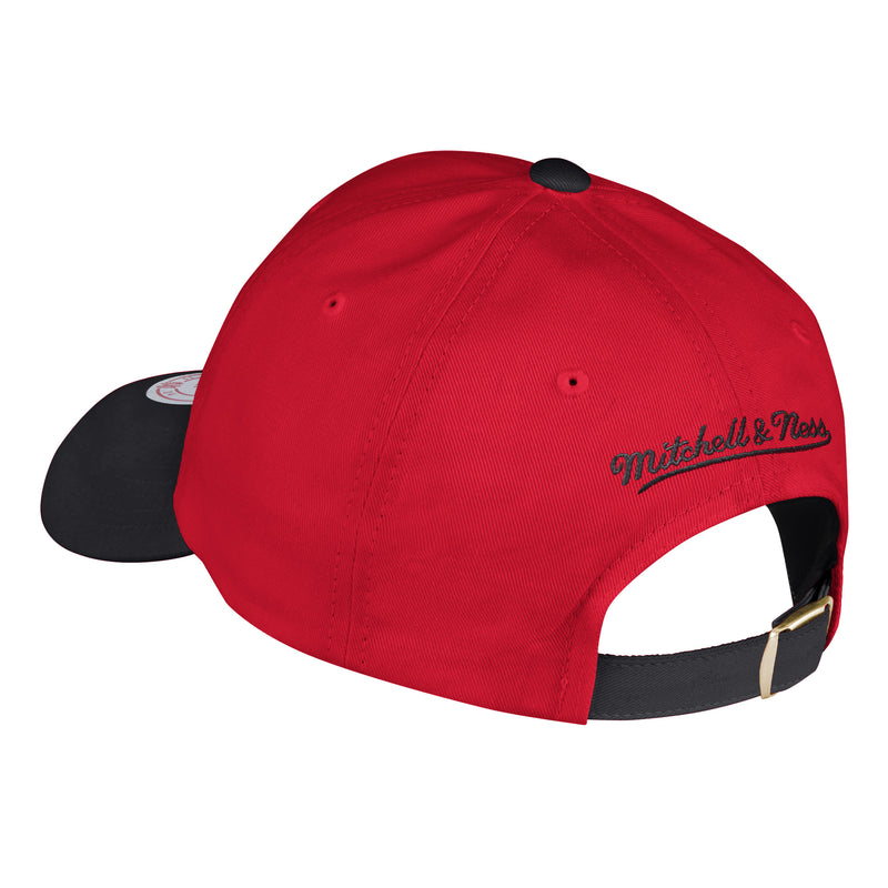 Chicago Bulls Wool 2 Tone Dad Strapback Hat, Red/Black, One Size