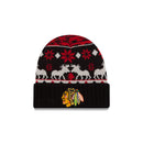New Era Chicago Blackhawks Team Mooser Knit Hat