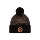 Pittsburgh Steelers Metallic Crush Knit Hat