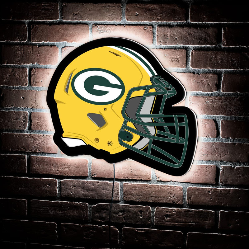 Green Bay Packers Helmet LED Wall Decor