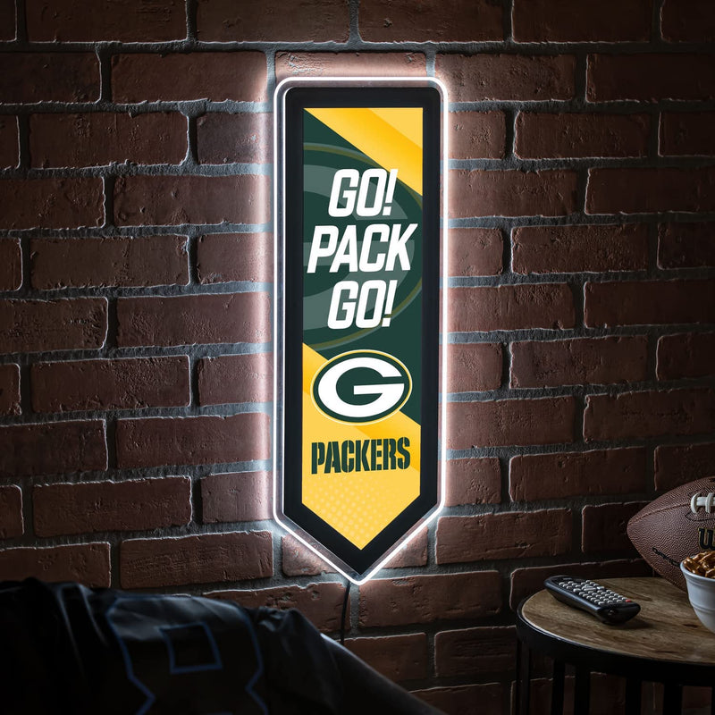 Green Bay Packers Pennant LED Wall Decor
