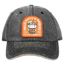 Sanrio Hello Kitty x Naruto Embroidered Patch Pigment Dye Hat