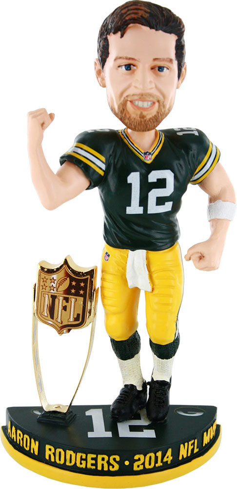 Green Bay Packers Aaron Rodgers 2014 MVP Bobblehead (Numbered