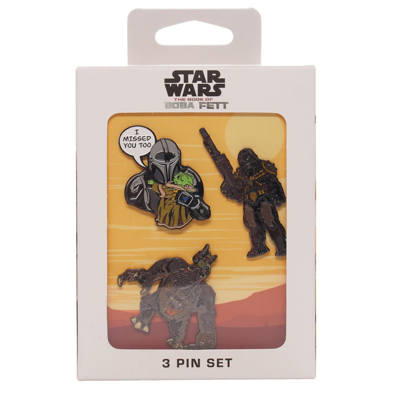 Star Wars: The Book of Boba Fett I Missed You Too Pins, 3-Pack