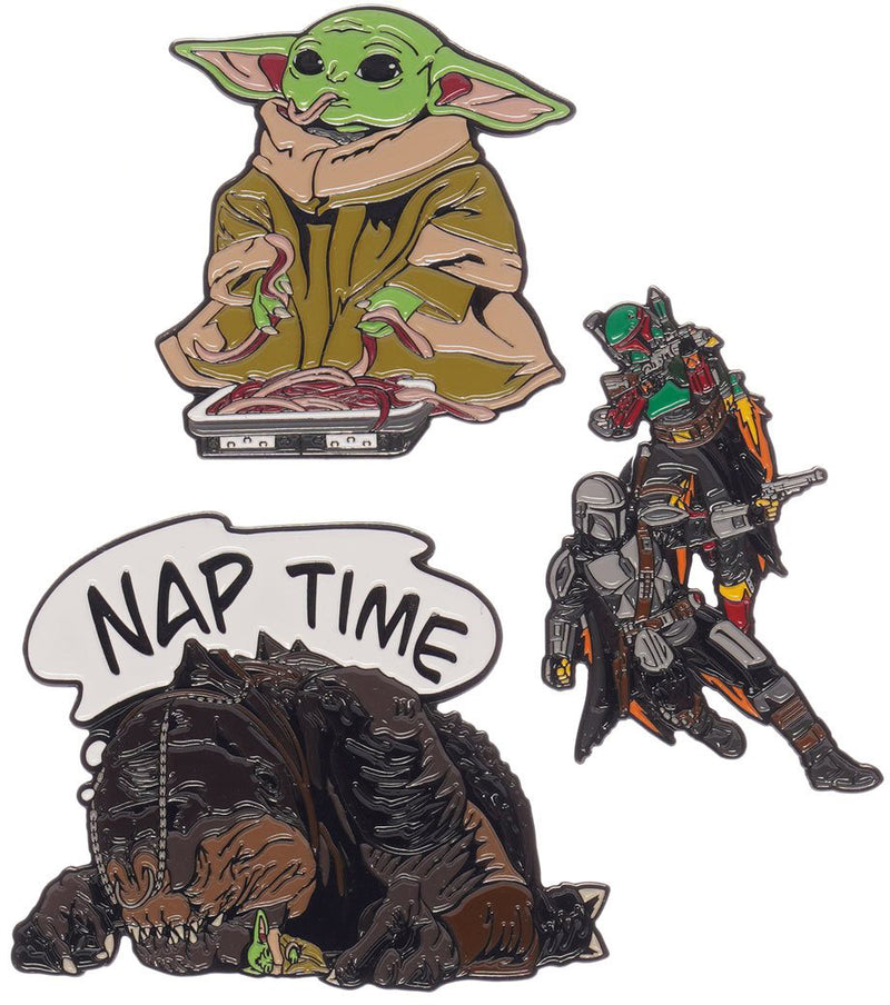 Star Wars: The Book of Boba Fett Nap Time Pins, 3-Pack