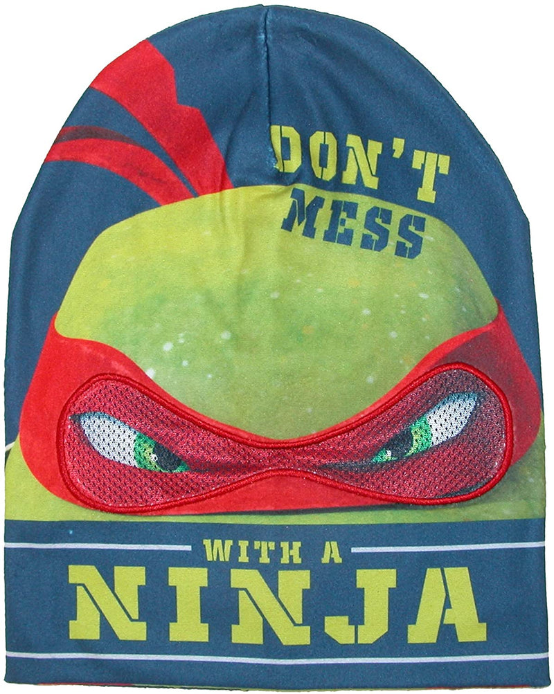 Teenage Mutant Ninja Turtles Flip-up Knit Hat with Eye Panel