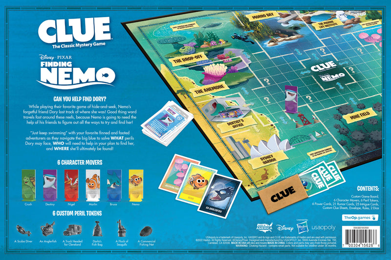 CLUE: Finding Nemo | Collectible Clue Game Based on Disney & Pixar Animated Film