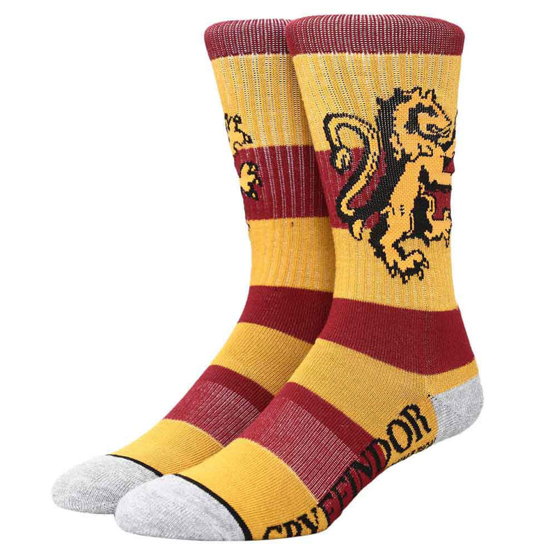 Harry Potter Gryffindor Rugby Stripe Crew Socks, 10-13