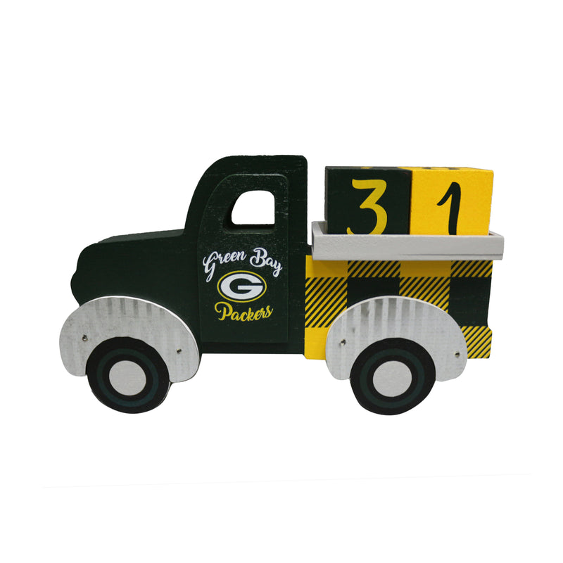 Green Bay Packers 8" Holiday Truck Countdown Figure
