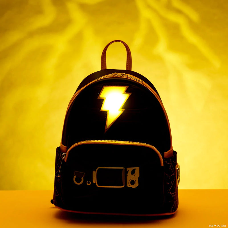 DC Comics Black Adam Light Up Cosplay Mini Backpack